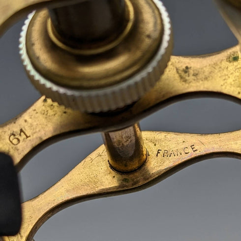 法國古董珍珠母貝裝飾歌劇眼鏡雙筒望遠鏡帶凡爾納盒